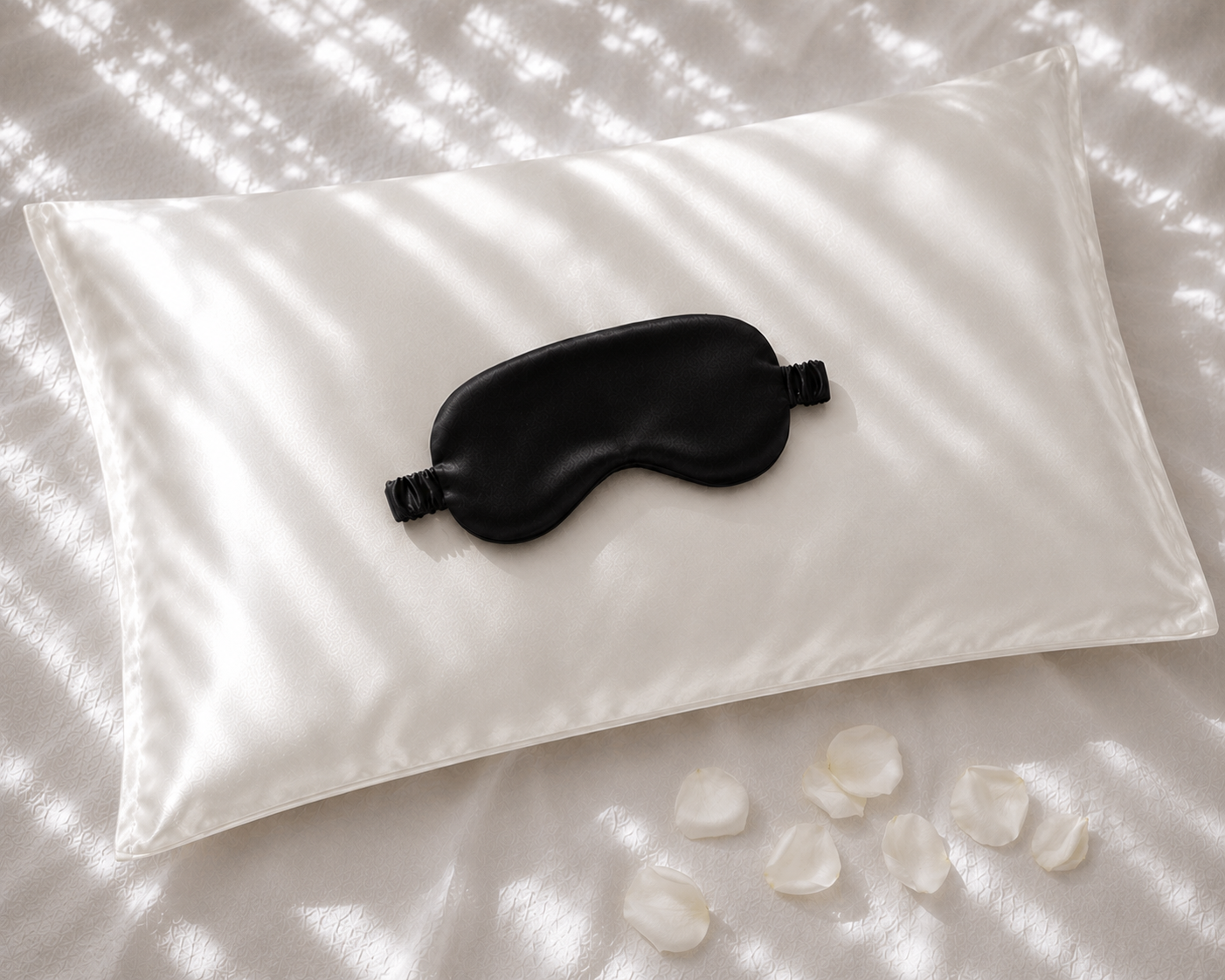 Veillora Silk Sleep Bundle | Pillowcase, Mask & Bonnet Set